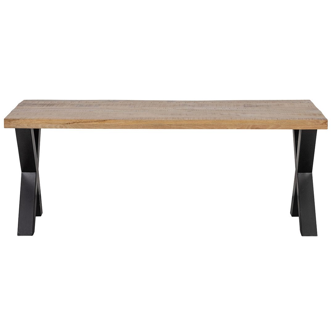 Mangohouten Eettafel Columbus Rechthoek 140x90 cm (6cm) Mahom