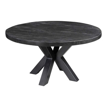 Mangohouten Salontafel Glendale Black 90 cm Mahom