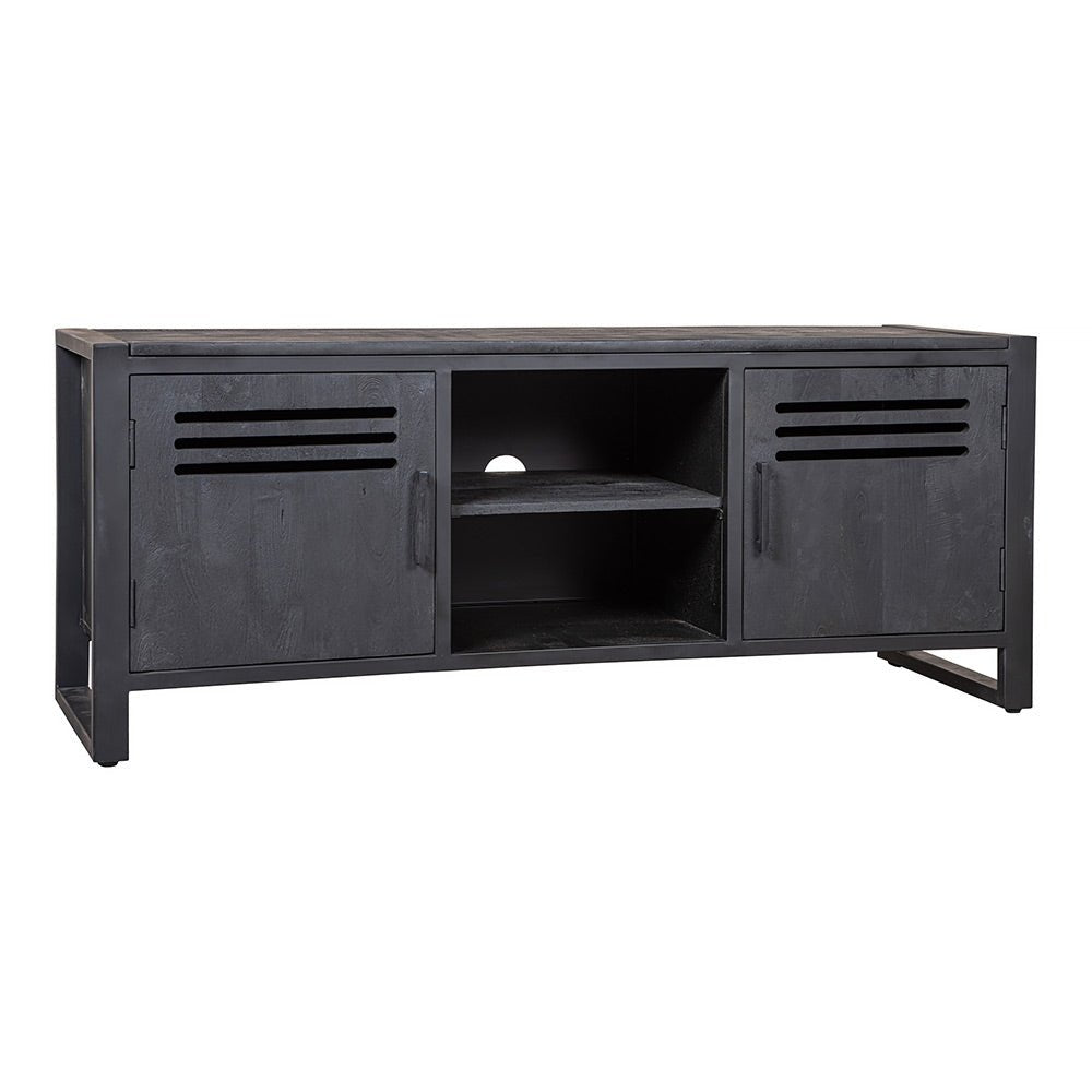 Mangohouten TV Meubel Henderson Black 150 cm Mahom