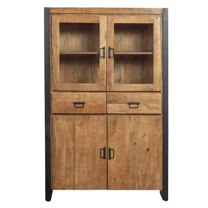 Mangohouten Vitrinekast Jersy Mahom