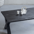 Mangohouten Salontafel Black