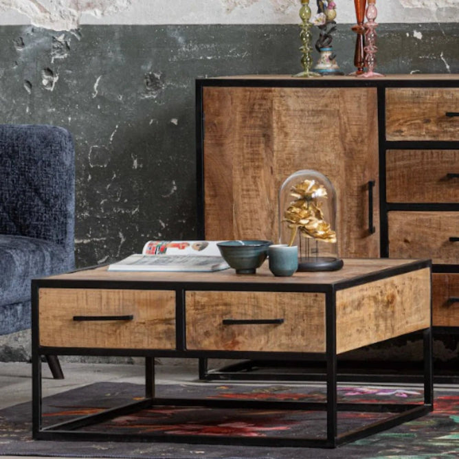 Mangohouten Eettafel Tulsa