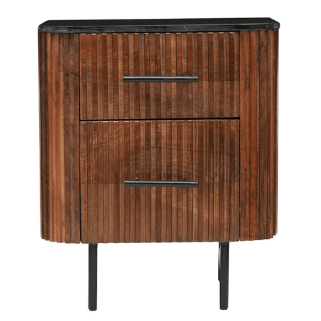 Mangohouten Side Meubel Austin 50 cm Walnoot