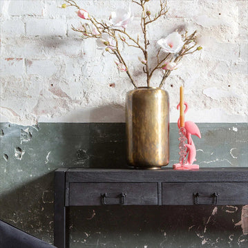 Mangohouten Sidetable Atlanta 120 cm Black