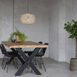 Mangohouten Eettafel Tulsa